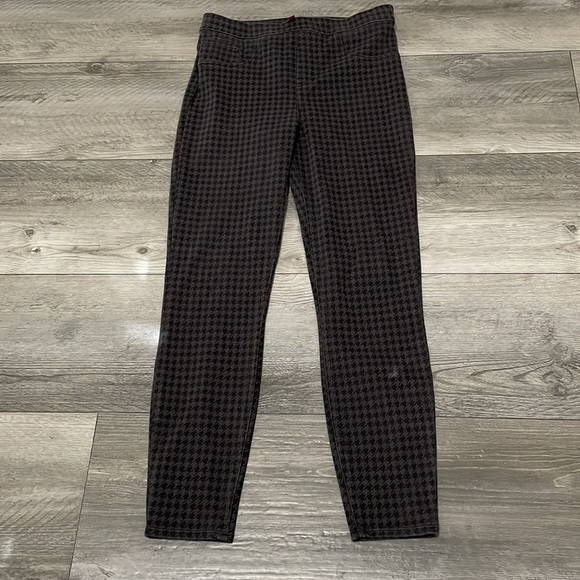 Spanx, Houndstooth Leggings, Size Medium, Black/Gray, Jean-ish® Ankle Leggings - Picture 1 of 7